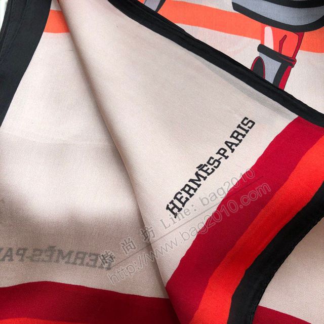 HERMES圍巾 戰馬風情 最火爆的款式 愛馬仕專櫃新品真絲緞面長巾 HERMES女絲巾  llwj6927